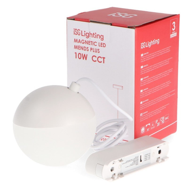 Faretto LED Slim Series Sospensione 10W CCT Per Binario Magnetico Bianco 42V