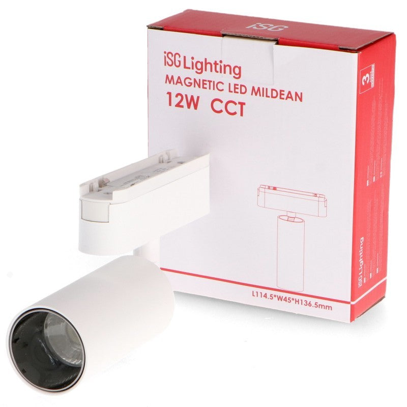 Faretto LED Slim Series 12W CCT Per Binario Magnetico Bianco 42V