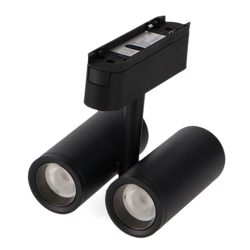 Faretto LED Atlaf Slim Series 16W CCT Per Binario Magnetico Nero 42V