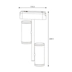 Faretto LED Atlaf Slim Series 16W CCT Per Binario Magnetico Bianco 42V