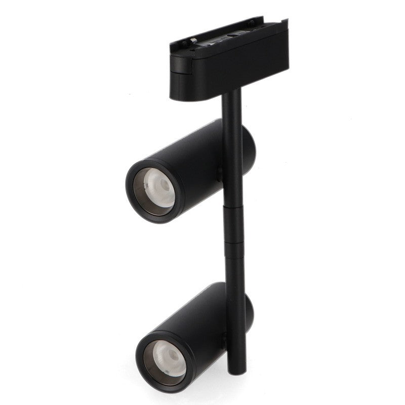Faretto LED Atlaf Slim Series 16W CCT Per Binario Magnetico Nero 42V