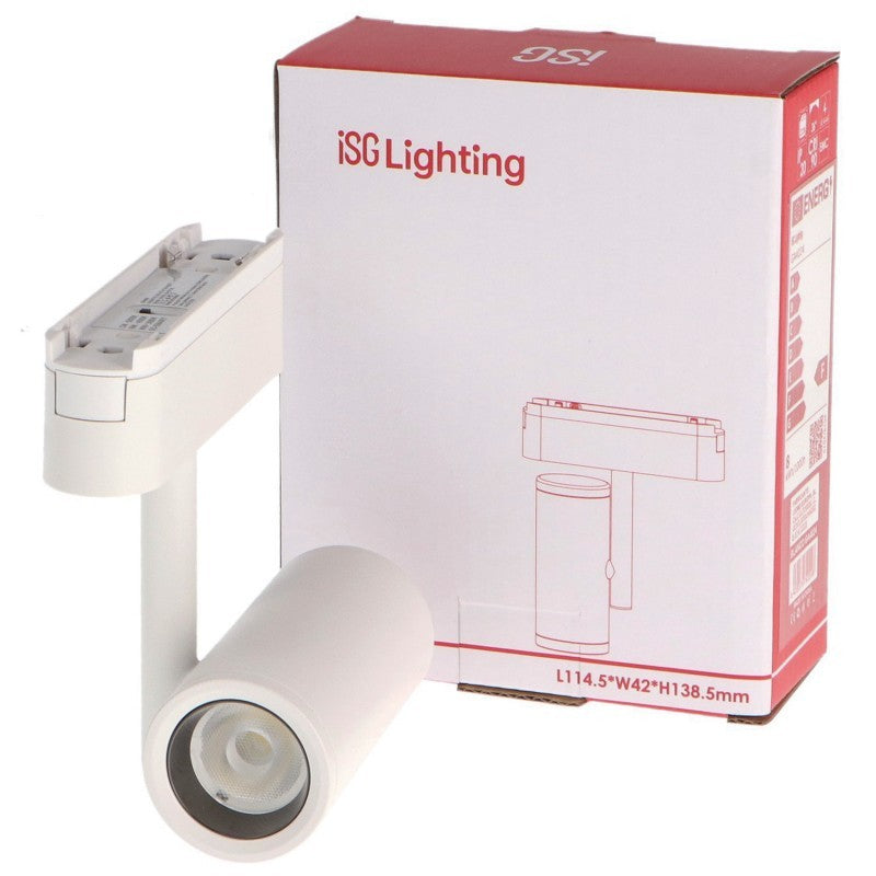 Faretto LED Atlaf Slim Series 8W CCT Per Binario Magnetico Bianco 42V
