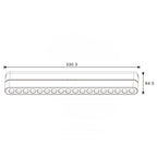 Faretto LED Care Slim Series 16W CCT Per Binario Magnetico Bianco 42V