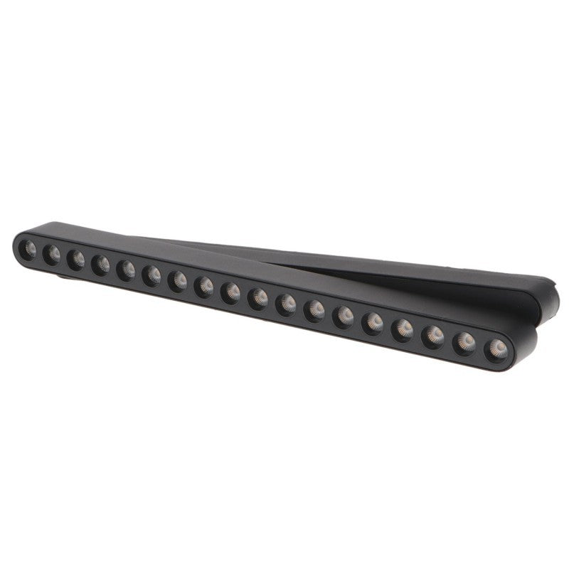 Faretto LED Care Slim Series 16W CCT Per Binario Magnetico Nero 42V