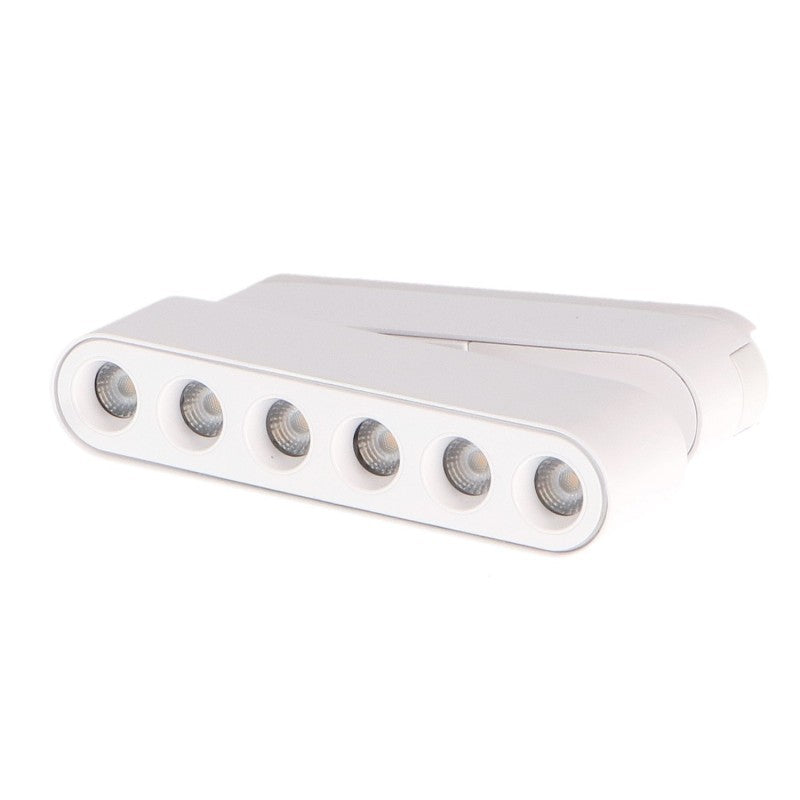 Faretto LED Care Slim Series 6W CCT Per Binario Magnetico Bianco 42V