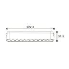 Faretto LED Isdin Slim Series 12W CCT Per Binario Magnetico Bianco 42V