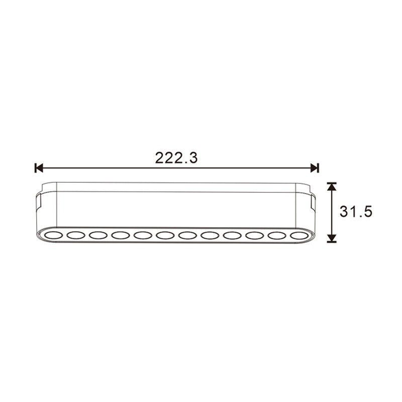 Faretto LED Isdin Slim Series 12W CCT Per Binario Magnetico Bianco 42V