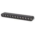 Faretto LED Isdin Slim Series 12W CCT Per Binario Magnetico Nero 42V