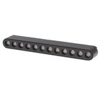 Faretto LED Isdin Slim Series 12W CCT Per Binario Magnetico Nero 42V