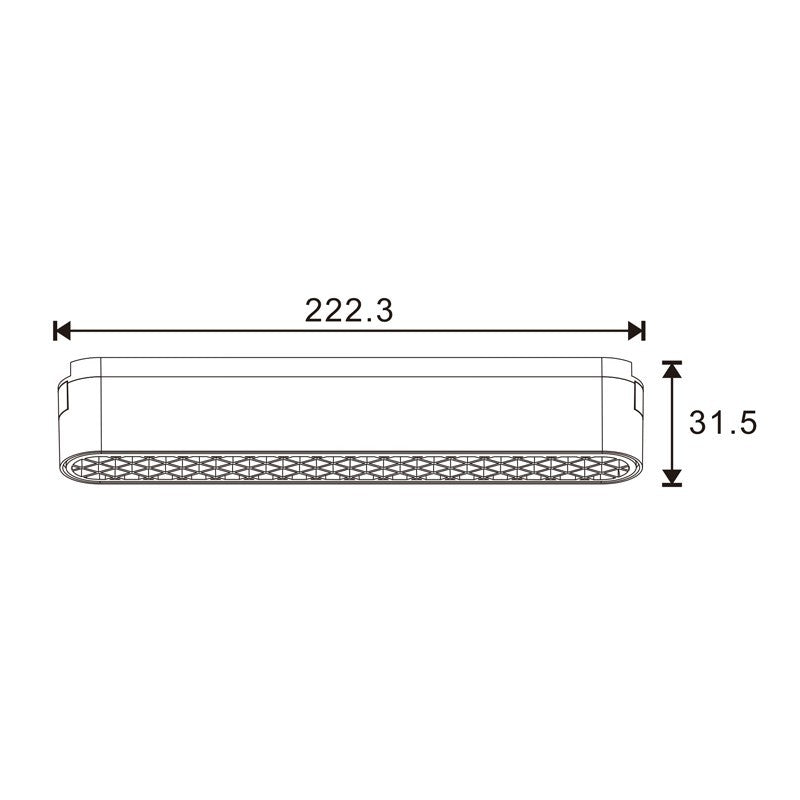 Faretto LED Pure Slim Series 12W CCT Per Binario Magnetico Bianco 42V