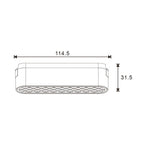 Faretto LED Pure Slim Series 6W CCT Per Binario Magnetico Bianco 42V