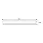 Faretto LED Afar Slim Series 16W CCT Per Binario Magnetico Bianco 42V