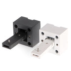 Supporto A Parete Bianco/Nero Per Binario Led Magnetico 2 Metri Serie Slim 42V