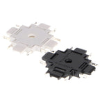 Raccordo a X Orizzontale Bianco/Nero Per Binario Magnetico Serie Slim 42V
