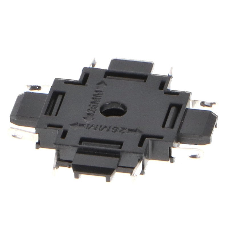 Raccordo a X Orizzontale Bianco/Nero Per Binario Magnetico Serie Slim 42V