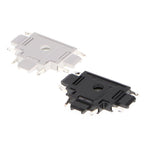 Raccordo a T Orizzontale Bianco/Nero Per Binario Magnetico Serie Slim 42V