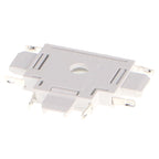 Raccordo a T Orizzontale Bianco/Nero Per Binario Magnetico Serie Slim 42V