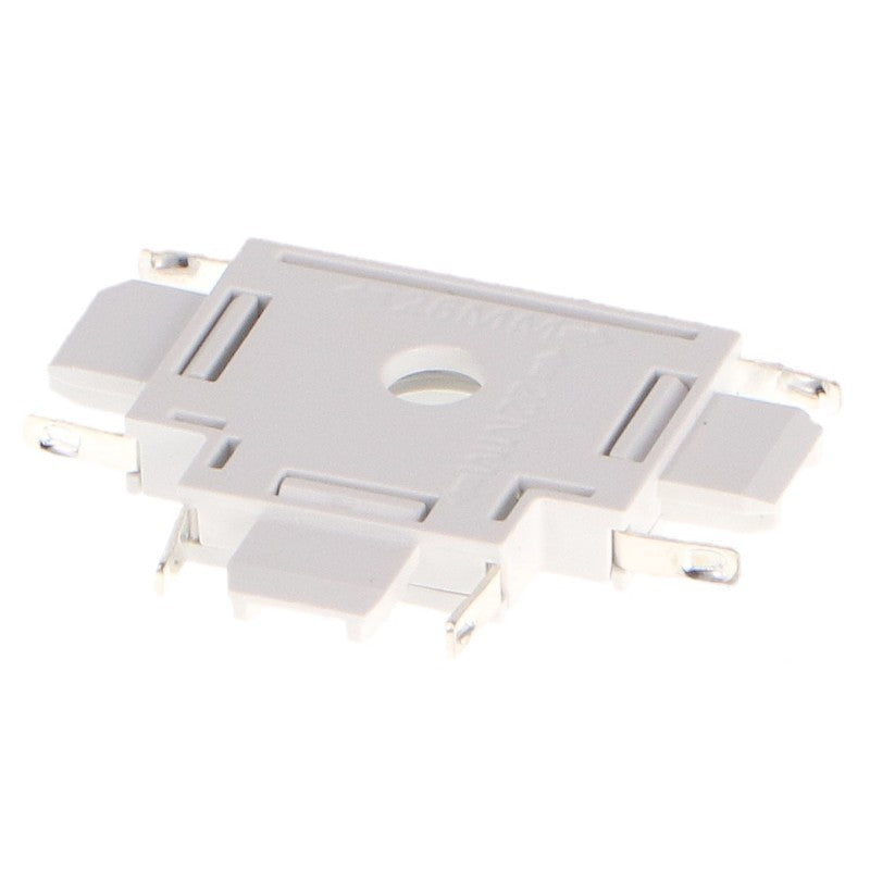 Raccordo a T Orizzontale Bianco/Nero Per Binario Magnetico Serie Slim 42V