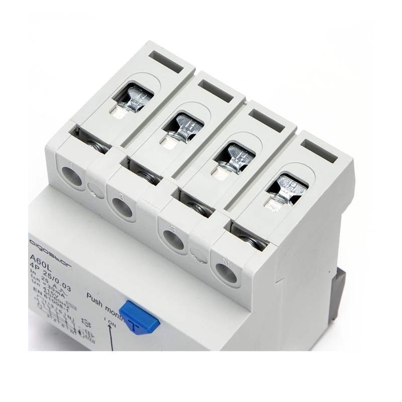 AIGOSTAR INTERRUTTORE DIFFERENZIALE SALVAVITA AC 4P 25A 30mA 415V PROTEZIONE DA DISPERSIONE VERSO TERRA