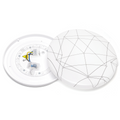Plafoniera Led da Soffitto 12W 1300lm Luce 3000 o 6000K Paralume Decorato