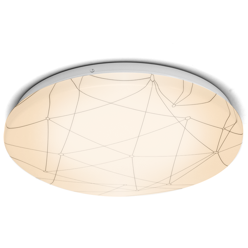 Plafoniera Led da Soffitto 20W 2200lm Luce 3000 o 6000K Paralume Decorato