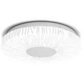 Plafoniera Led da Soffitto 12W 1300lm Luce 3000 o 6000K Paralume Decorato