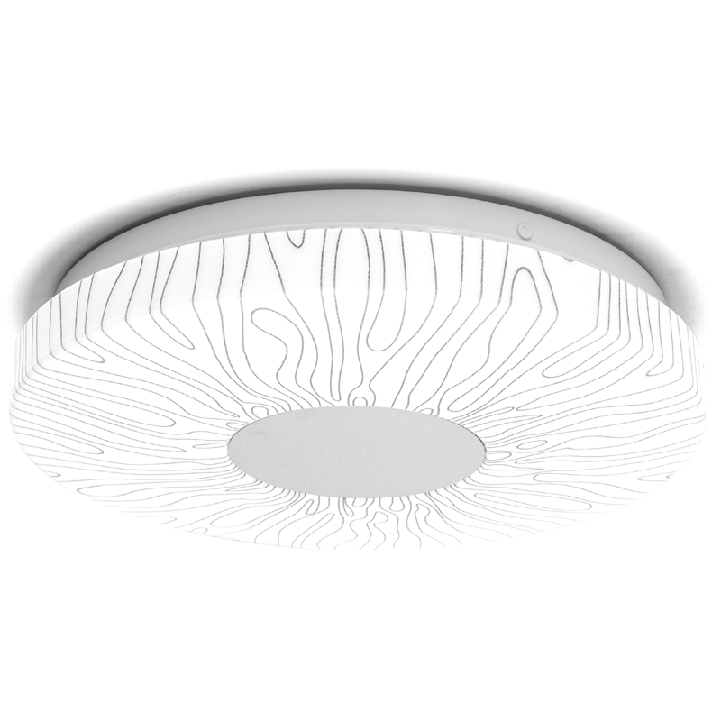 Plafoniera Led da Soffitto 20W 2200lm Luce 3000 o 6000K Paralume Decorato