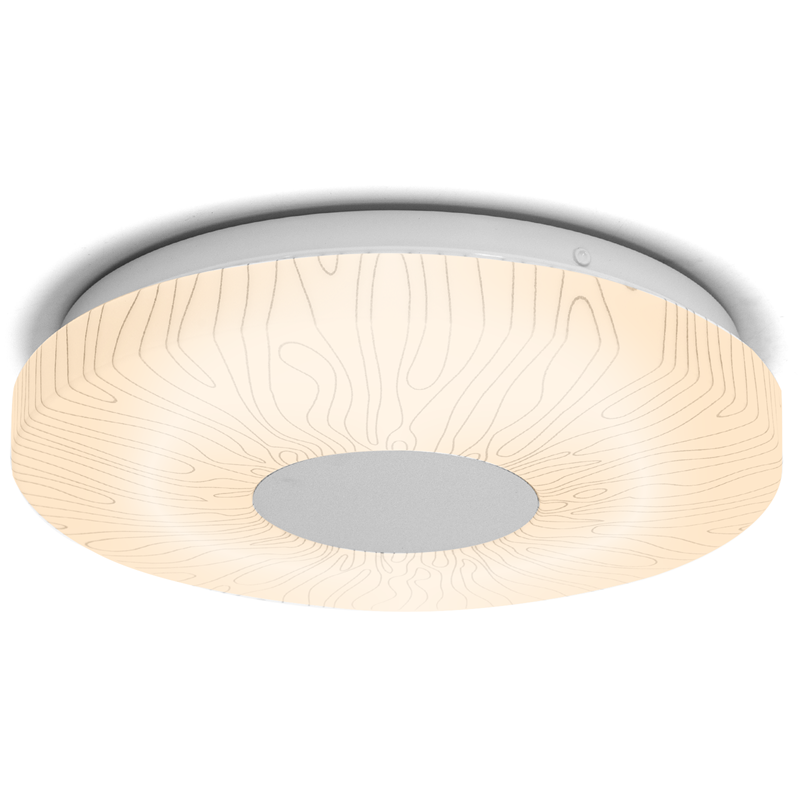 Plafoniera Led da Soffitto 20W 2200lm Luce 3000 o 6000K Paralume Decorato