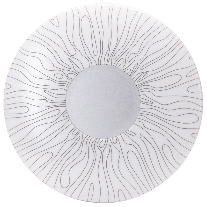Plafoniera Led da Soffitto 36W 4000lm Luce 3000 o 6000K Paralume Decorato