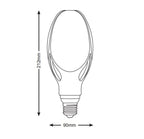 Lampada Led 45W E27 / E40 Per Lampione Campane Industriali 4000K