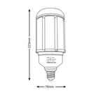 Lampada Led Alta Potenza E27/E40 60W CCT 3000/4000/6500K 7800LM