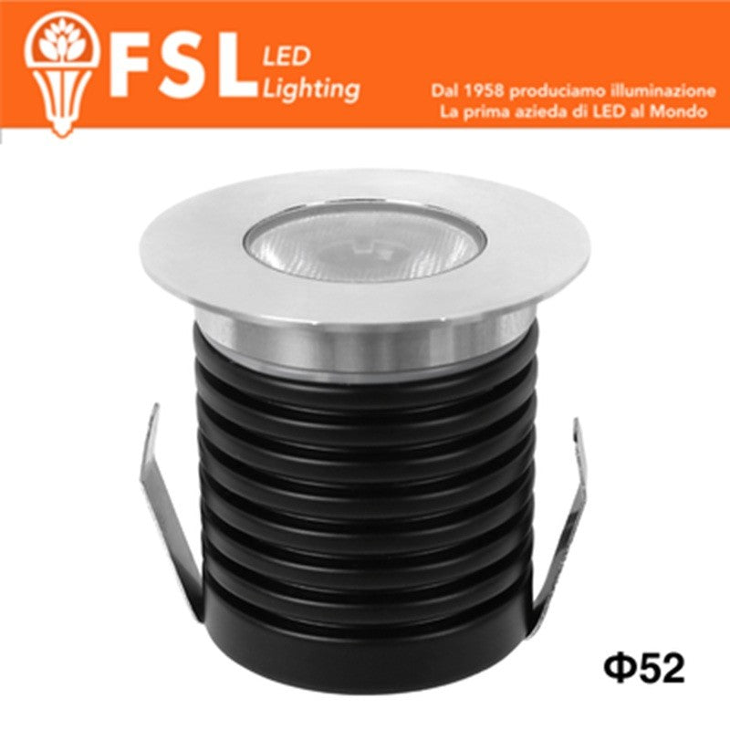 Segnapasso Punto Luce LED Spotlight Waterproof 5W 4000K 52*57mm IP65