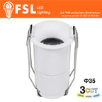 Punto Luce LED Minispotlight da Incasso 3W Selettore CCT 35*62mm IP20
