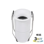 Punto Luce LED Minispotlight da Incasso 3W Selettore CCT 35*62mm IP20