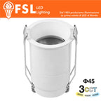 Punto Luce LED Minispotlight da Incasso 5W Selettore CCT 45*67mm IP20