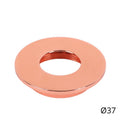 Cover Piatta per Punto Luce LED Ø37 Oro Rosa