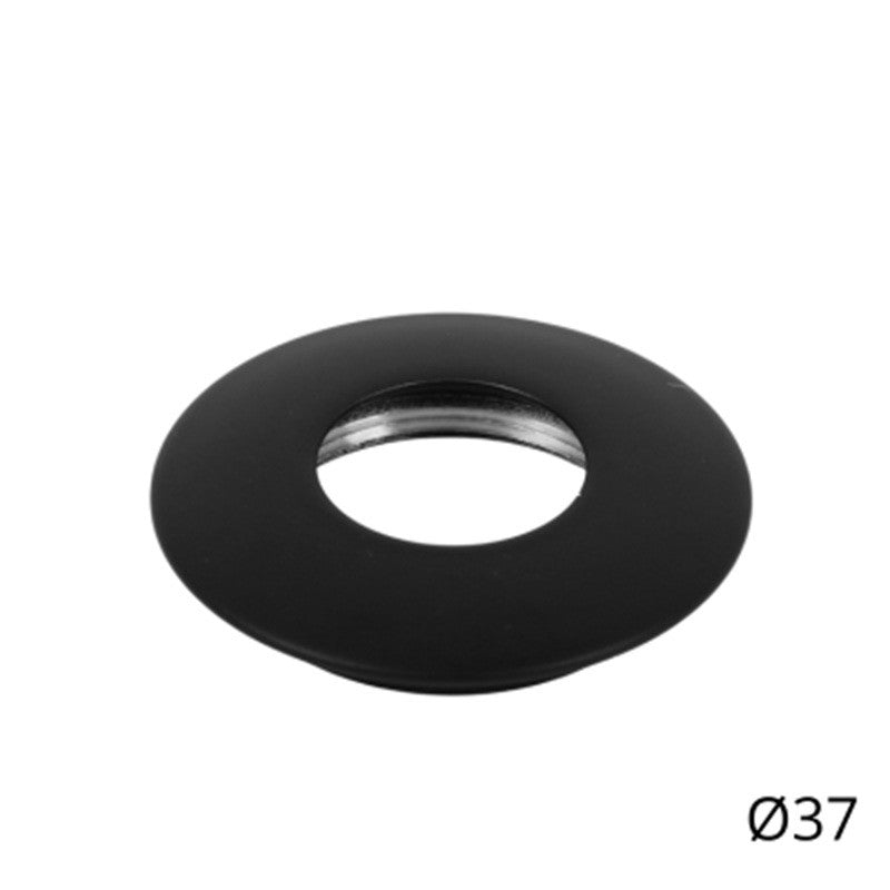 Cover Curva per Punto Luce LED Ø37 Nero