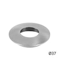 Cover Curva per Punto Luce LED Ø37 Nichel Satinato
