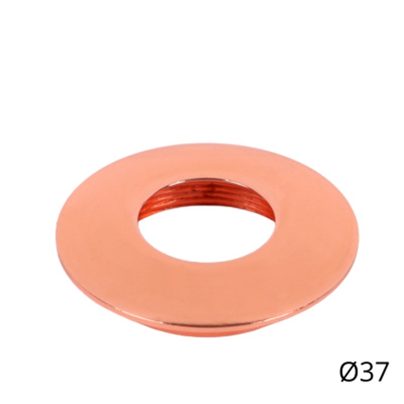 Cover Curva per Punto Luce LED Ø37 Oro Rosa
