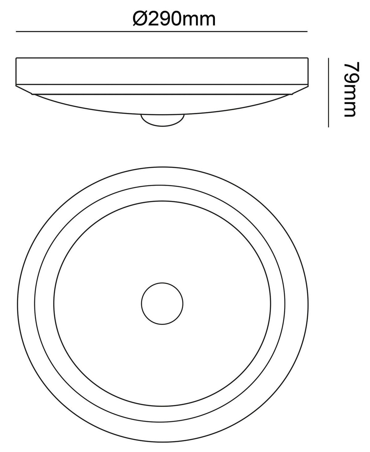 Plafoniera JUPITER Con Sensore Di Movimento PIR 18W CCT IP20