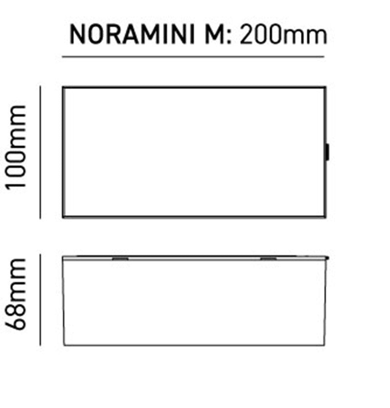Applique Led NORAMINIM 4-6-8W CCT 3000-4000-6000K IP65 Bot Lighting