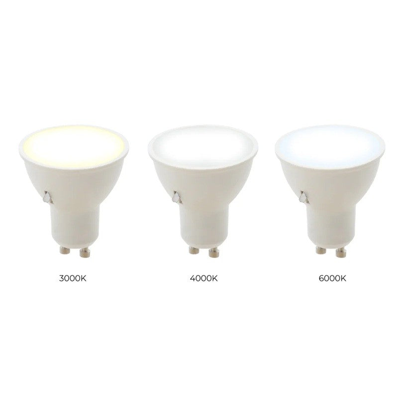 Lampadina LED GU10 8,7W CCT 3000K/4000K/6000K 957 lm Fascio 110° IP20 CRI80 220V