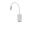 Applique a Parete Lampada Flessibile HELLO LED 3W 230V Bianca Redo
