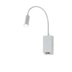 Applique a Parete Lampada Flessibile HELLO LED 3W 230V Bianca Redo