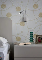 Applique a Parete Lampada Flessibile HELLO LED 3W 230V Nera Opaca Redo