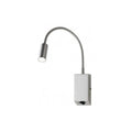 Applique a Parete Lampada Flessibile HELLO LED 3W 230V Nickel Redo