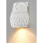 Applique in Gesso a Forma di Gufo per Lampadina GU10