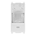Sensore di Movimento 1 Modulo Bianco Con Regolazione TEMPO/LUX Compatibile con Vimar Plana