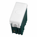 Ettroit Lampada Segnapasso LED 1 Modulo Nera 220V 4000K Con Interruttore CLICK ON/OFF Compatibile Vimar Arke