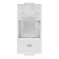 Sensore di Movimento 1 Modulo Con Regolazione TEMPO/LUX Compatibile con Bticino Matix